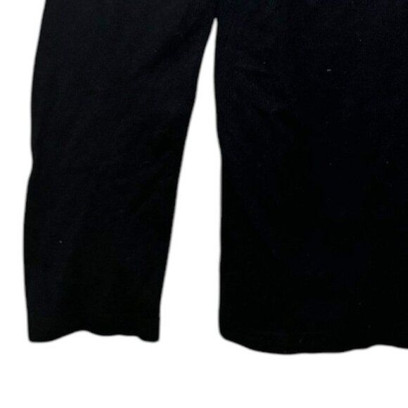 Laurel Silk Cashmere Cardigan Sweater Knit Round Neck Minimalist Top Button Up M - Picture 9 of 12